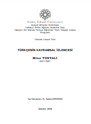 Türkçenin kavramsal izlencesi